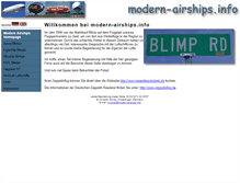 Tablet Screenshot of modern-airships.info